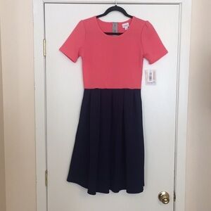 S LuLaRoe Amelia Dress C06 1932